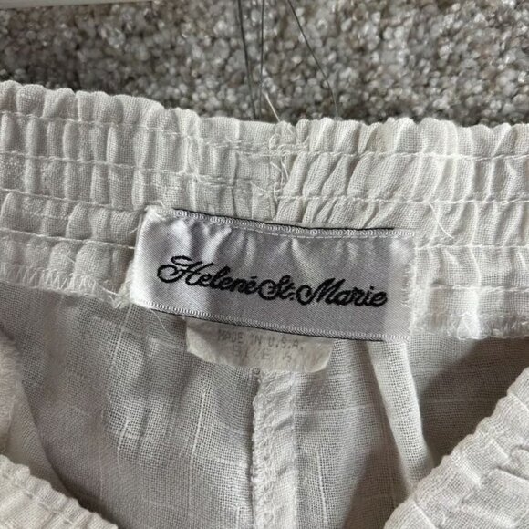 Vintage Helene St Marie Pants Size 6 White - Picture 4 of 5